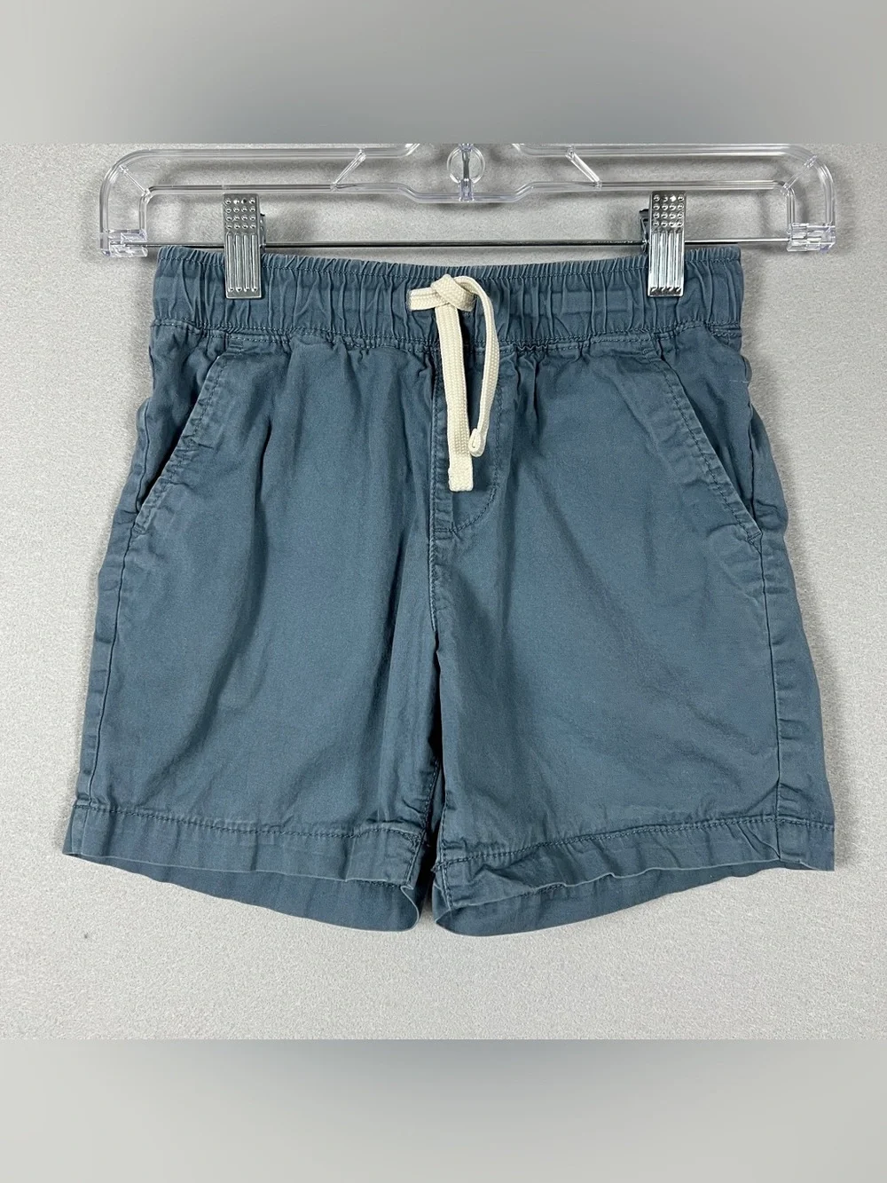 Old Navy Boys Pull-On Shorts Size S 6-7 Blue Cotton Elastic Waist